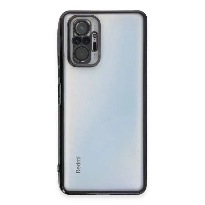 Newface Xiaomi Redmi Note 10 Pro Kılıf Razer Lensli Silikon
