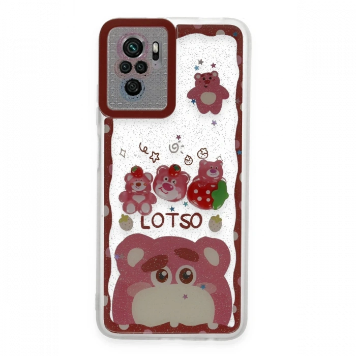 Newface Xiaomi Redmi Note 10 Pro Kılıf Sweet Desenli Silikon Kapak
