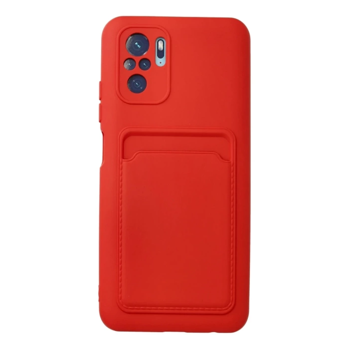Newface Xiaomi Redmi Note 10S Kılıf Kelvin Kartvizitli Silikon