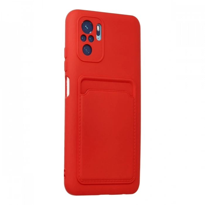 Newface Xiaomi Redmi Note 10S Kılıf Kelvin Kartvizitli Silikon
