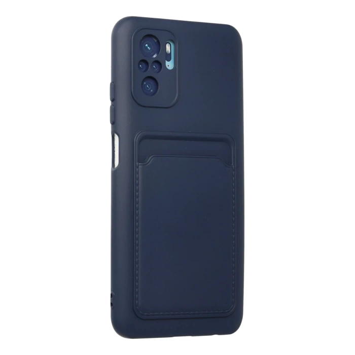 Newface Xiaomi Redmi Note 10S Kılıf Kelvin Kartvizitli Silikon