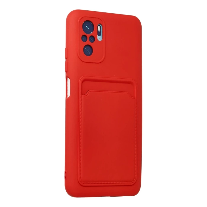 Newface Xiaomi Redmi Note 10S Kılıf Kelvin Kartvizitli Silikon