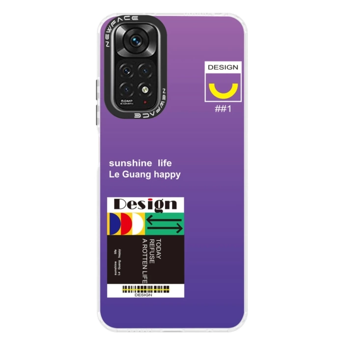 Newface Xiaomi Redmi Note 11 Kılıf Estoril Desenli Kapak