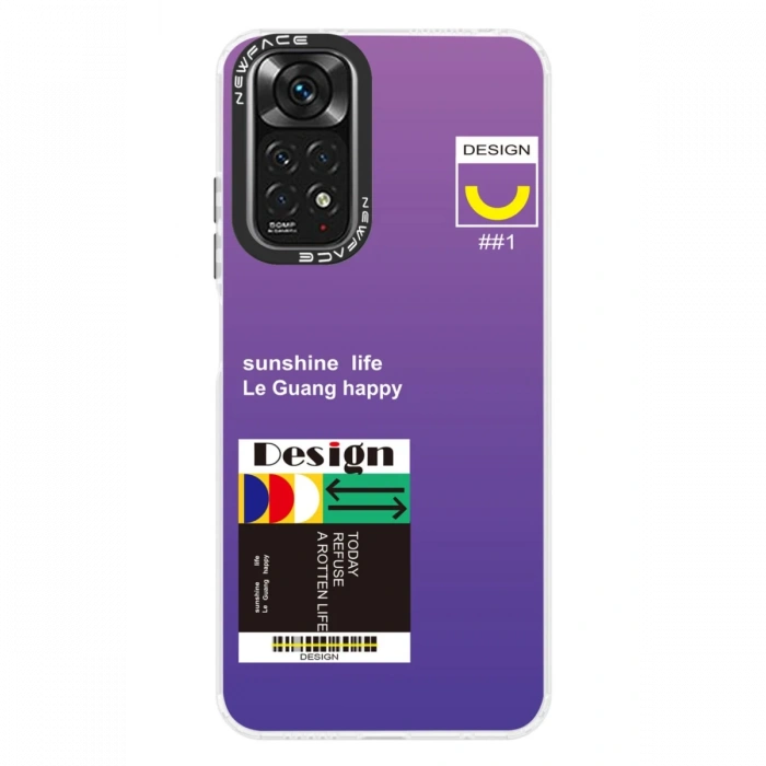 Newface Xiaomi Redmi Note 11 Kılıf Estoril Desenli Kapak