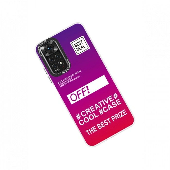 Newface Xiaomi Redmi Note 11 Kılıf Estoril Desenli Kapak