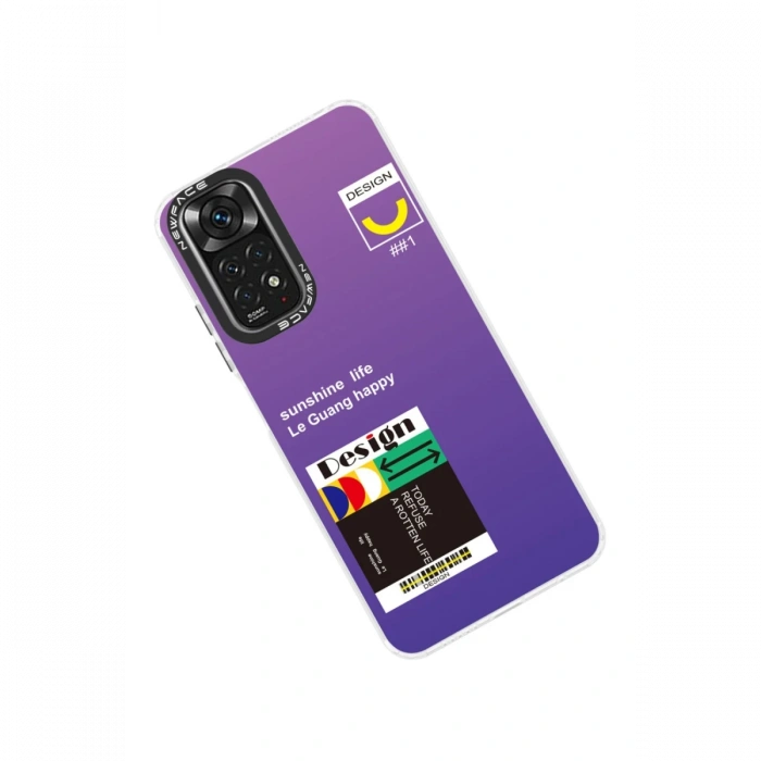 Newface Xiaomi Redmi Note 11 Kılıf Estoril Desenli Kapak