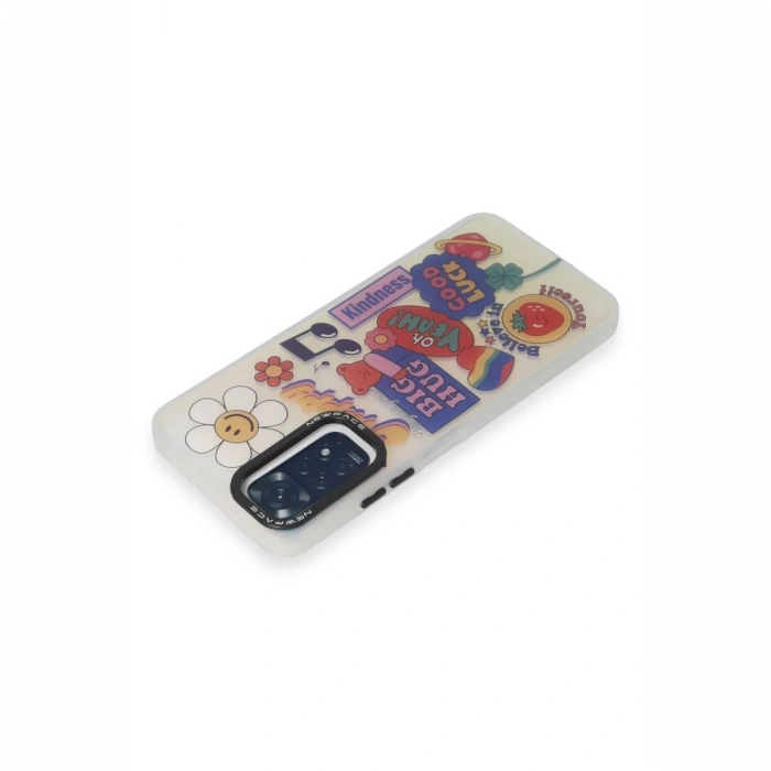 Newface Xiaomi Redmi Note 11 Kılıf Estoril Desenli Kapak