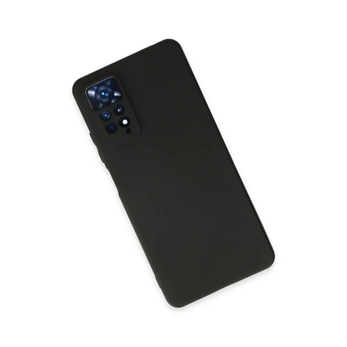 Newface Xiaomi Redmi Note 11 Kılıf First Silikon - Siyah