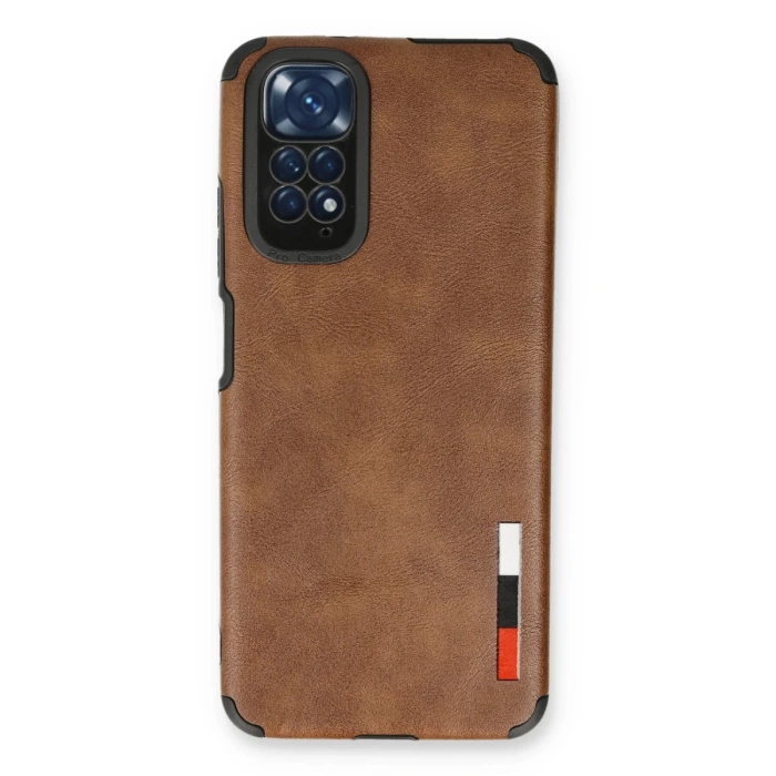 Newface Xiaomi Redmi Note 11 Kılıf Loop Deri Silikon