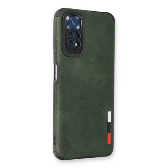 Newface Xiaomi Redmi Note 11 Kılıf Loop Deri Silikon