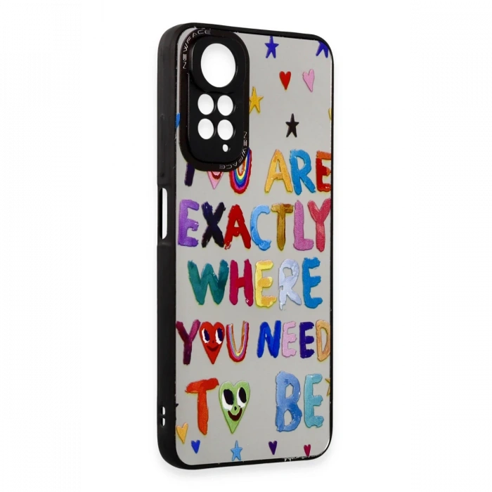 Newface Xiaomi Redmi Note 11 Kılıf Mirror Desenli Kapak
