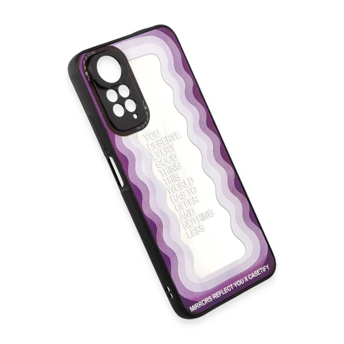 Newface Xiaomi Redmi Note 11 Kılıf Mirror Desenli Kapak