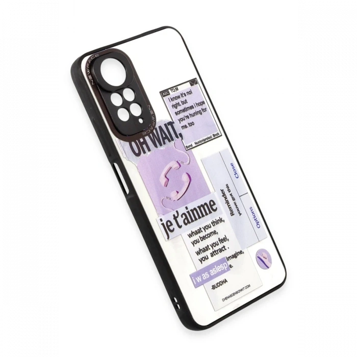 Newface Xiaomi Redmi Note 11 Kılıf Mirror Desenli Kapak