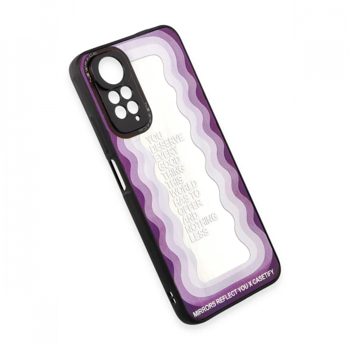 Newface Xiaomi Redmi Note 11 Kılıf Mirror Desenli Kapak