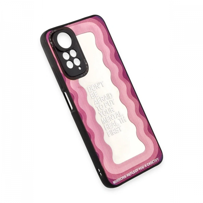 Newface Xiaomi Redmi Note 11 Kılıf Mirror Desenli Kapak