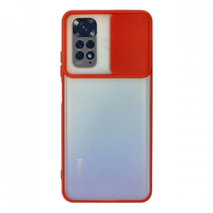 Newface Xiaomi Redmi Note 11 Kılıf Palm Buzlu Kamera Sürgülü Silikon