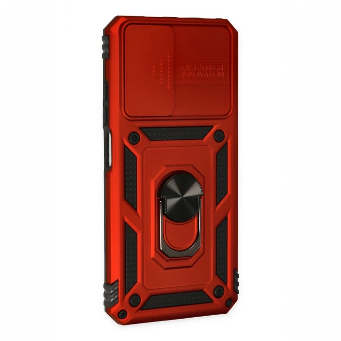 Newface Xiaomi Redmi Note 11 Kılıf Pars Lens Yüzüklü Silikon