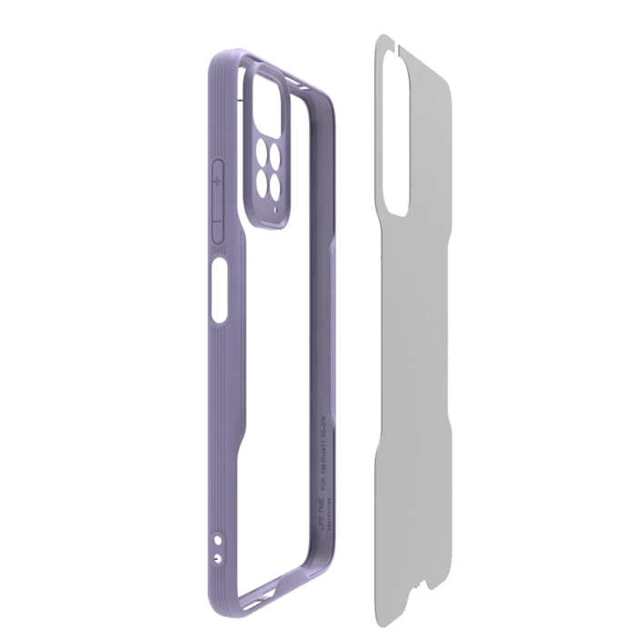 Newface Xiaomi Redmi Note 11 Kılıf Platin Silikon - Siyah