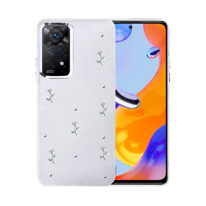 Newface Xiaomi Redmi Note 11 Pro Fiyonk Desenli Kapak