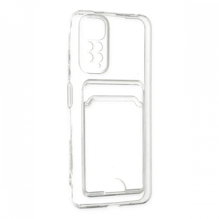 Xiaomi Redmi Note 11 Pro Kılıf Kart Şeffaf Silikon - Şeffaf