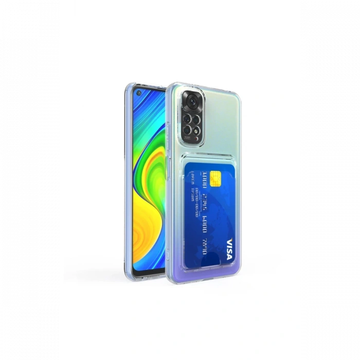 Xiaomi Redmi Note 11 Pro Kılıf Kart Şeffaf Silikon - Şeffaf
