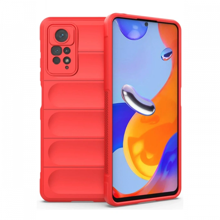 Xiaomi Redmi Note 11 Pro Kılıf Optimum Silikon - Kırmızı