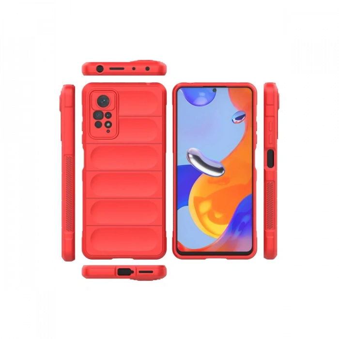 Xiaomi Redmi Note 11 Pro Kılıf Optimum Silikon - Kırmızı