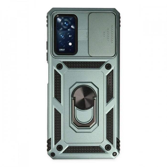 Xiaomi Redmi Note 11 Pro Kılıf Pars Lens Yüzüklü Silikon