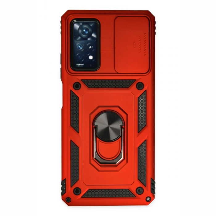 Xiaomi Redmi Note 11 Pro Kılıf Pars Lens Yüzüklü Silikon