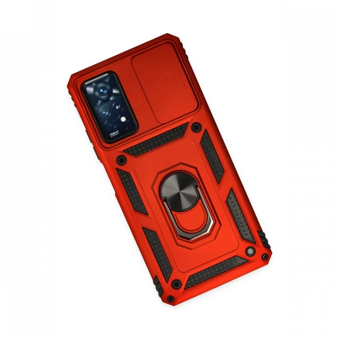 Xiaomi Redmi Note 11 Pro Kılıf Pars Lens Yüzüklü Silikon