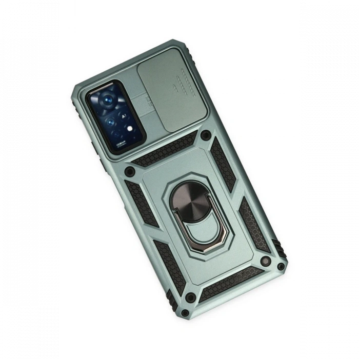 Xiaomi Redmi Note 11 Pro Kılıf Pars Lens Yüzüklü Silikon