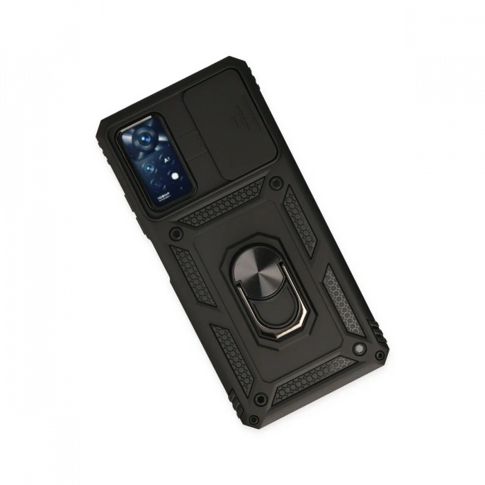 Xiaomi Redmi Note 11 Pro Kılıf Pars Lens Yüzüklü Silikon