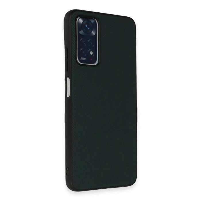 Newface Xiaomi Redmi Note 11 Pro Kılıf Taft Kapak - Koyu Yeşil