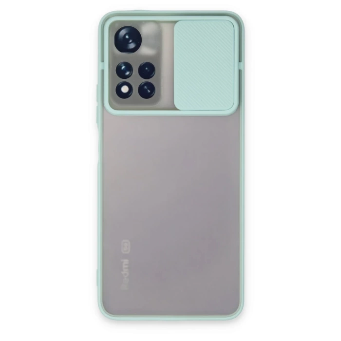 Newface Xiaomi Redmi Note 11 Pro Plus 5G Kılıf Palm Buzlu Kamera Sürgülü Silikon
