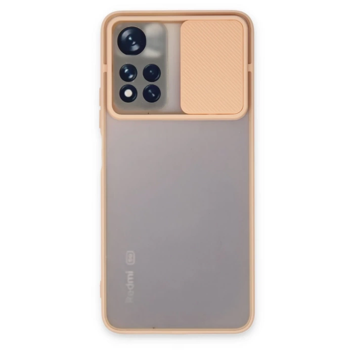 Newface Xiaomi Redmi Note 11 Pro Plus 5G Kılıf Palm Buzlu Kamera Sürgülü Silikon