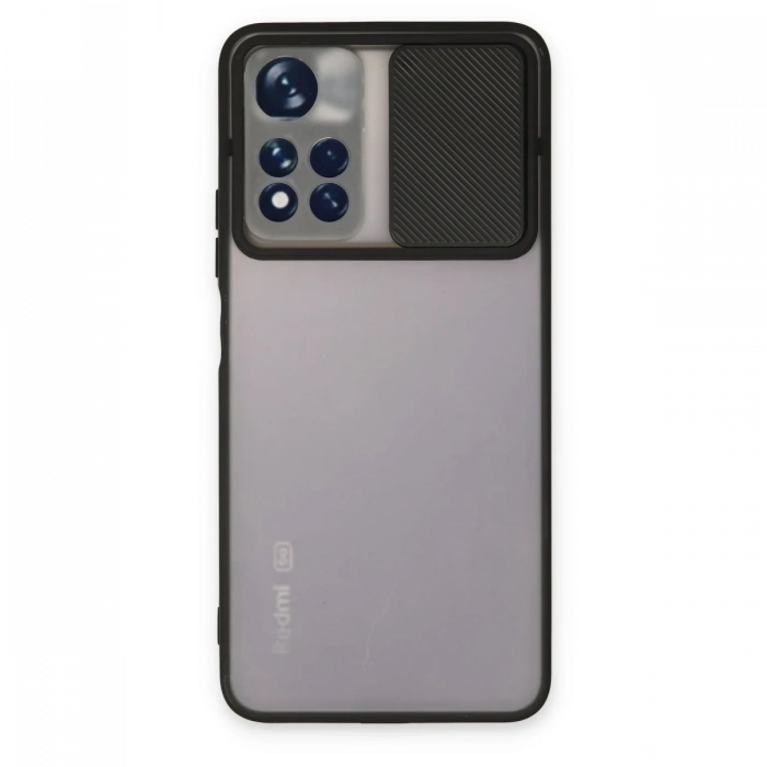 Newface Xiaomi Redmi Note 11 Pro Plus 5G Kılıf Palm Buzlu Kamera Sürgülü Silikon