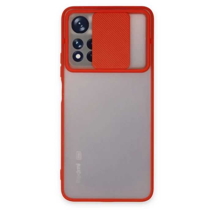 Newface Xiaomi Redmi Note 11 Pro Plus 5G Kılıf Palm Buzlu Kamera Sürgülü Silikon