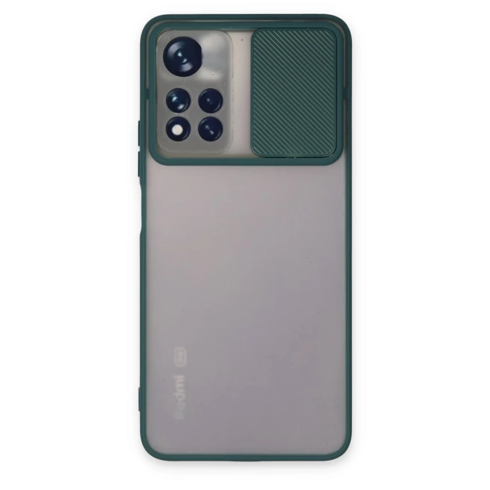 Newface Xiaomi Redmi Note 11 Pro Plus 5G Kılıf Palm Buzlu Kamera Sürgülü Silikon