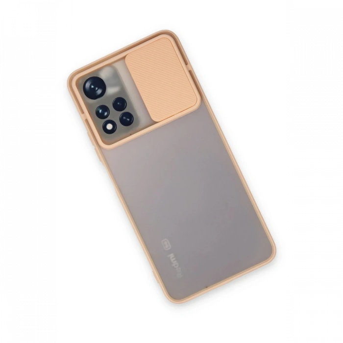 Newface Xiaomi Redmi Note 11 Pro Plus 5G Kılıf Palm Buzlu Kamera Sürgülü Silikon