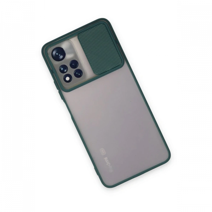 Newface Xiaomi Redmi Note 11 Pro Plus 5G Kılıf Palm Buzlu Kamera Sürgülü Silikon