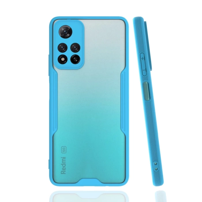 Newface Xiaomi Redmi Note 11 Pro Plus 5G Kılıf Platin Silikon