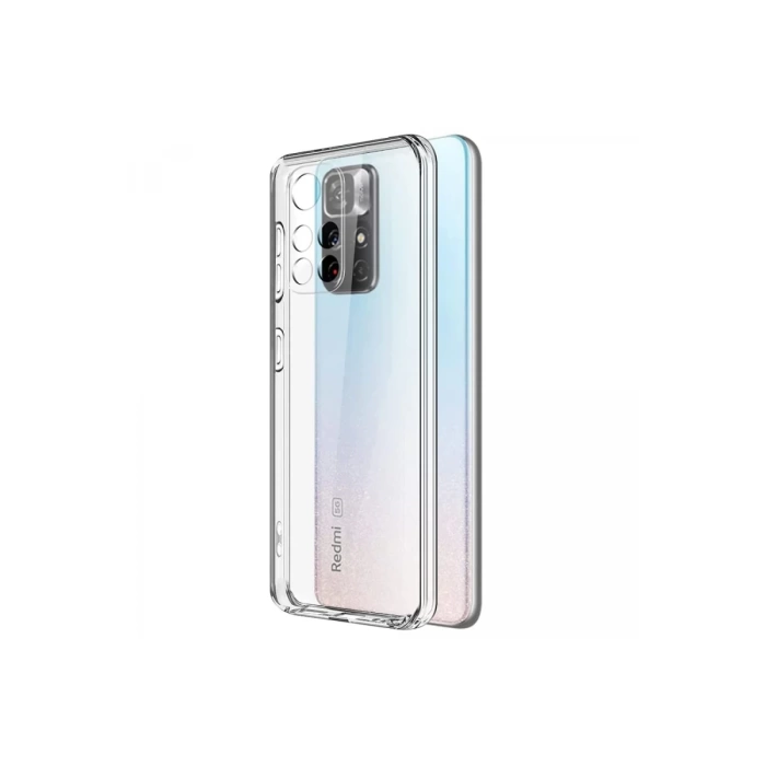 Newface Xiaomi Redmi Note 11T Kılıf Lüx Şeffaf Silikon