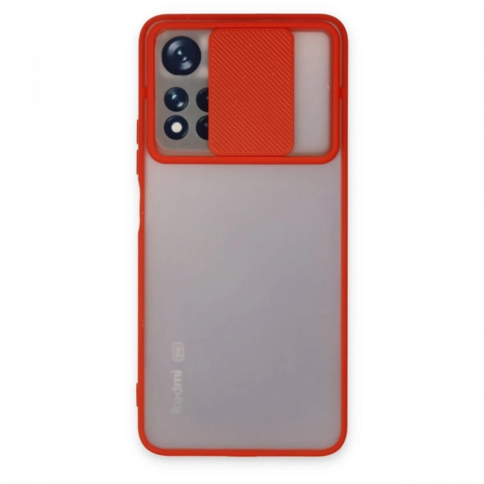 Newface Xiaomi Redmi Note 11T Kılıf Palm Buzlu Kamera Sürgülü Silikon