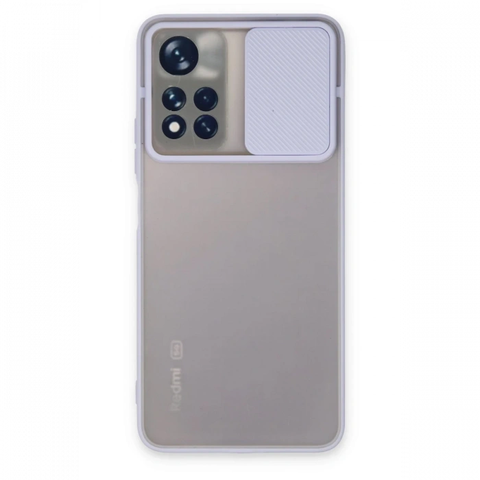 Newface Xiaomi Redmi Note 11T Kılıf Palm Buzlu Kamera Sürgülü Silikon