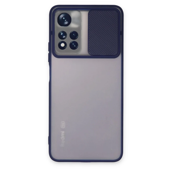Newface Xiaomi Redmi Note 11T Kılıf Palm Buzlu Kamera Sürgülü Silikon