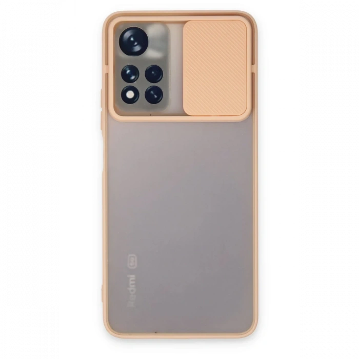 Newface Xiaomi Redmi Note 11T Kılıf Palm Buzlu Kamera Sürgülü Silikon