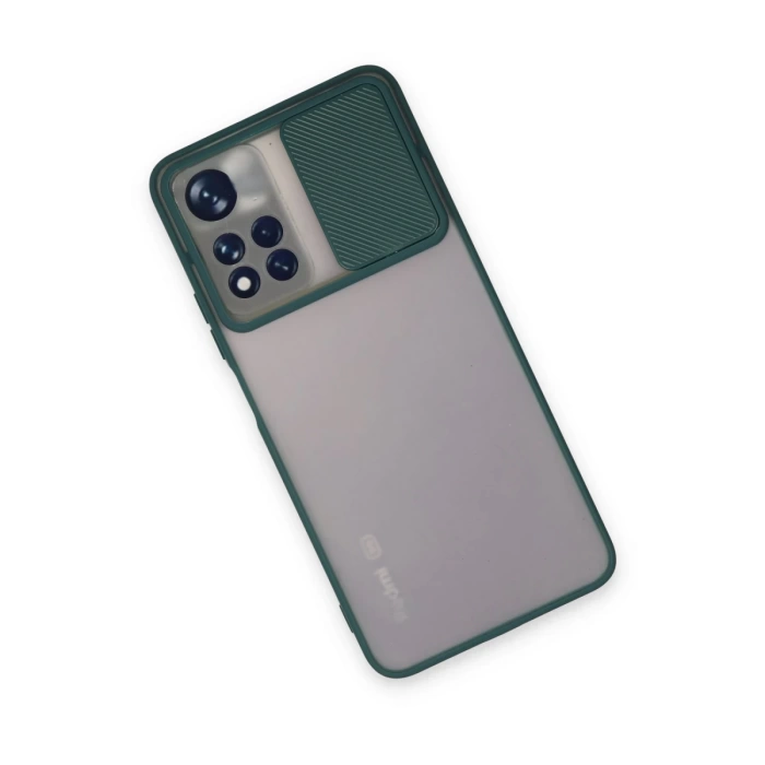Newface Xiaomi Redmi Note 11T Kılıf Palm Buzlu Kamera Sürgülü Silikon