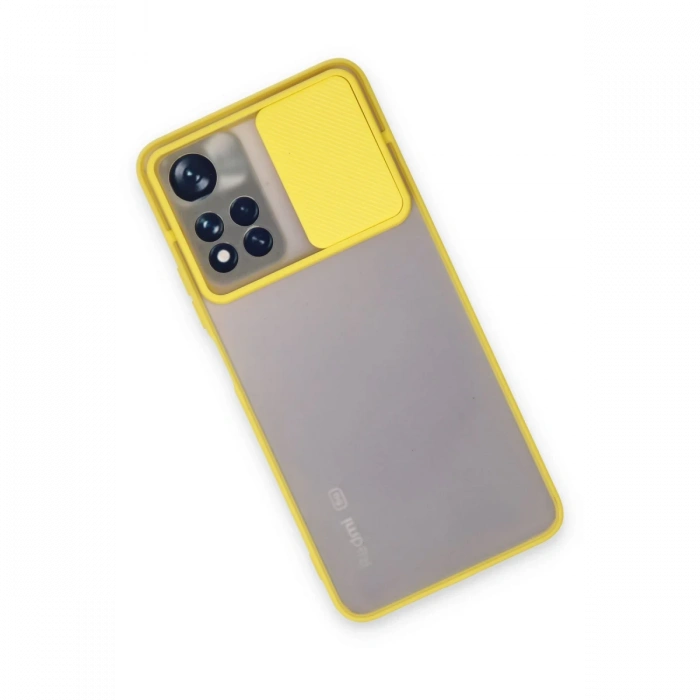 Newface Xiaomi Redmi Note 11T Kılıf Palm Buzlu Kamera Sürgülü Silikon