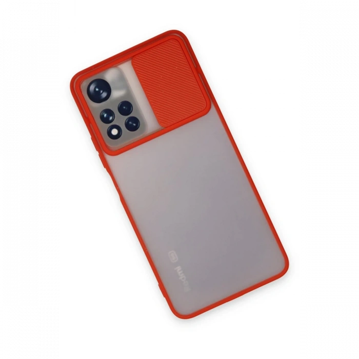 Newface Xiaomi Redmi Note 11T Kılıf Palm Buzlu Kamera Sürgülü Silikon