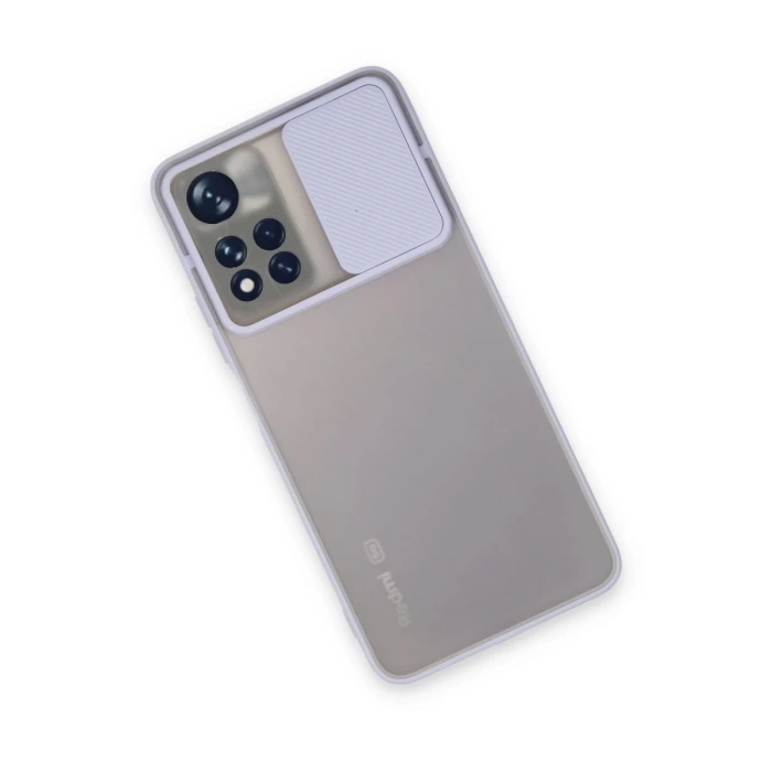 Newface Xiaomi Redmi Note 11T Kılıf Palm Buzlu Kamera Sürgülü Silikon